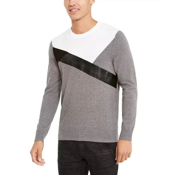 Men's polarizer sweater-Inc International Concepts Men's Sweater Dark Gray Size XS - X-Small