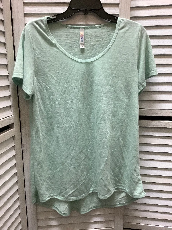 Men’s short-sleeve burr shirts-Top Short Sleeve Basic By Lularoe  Size: M