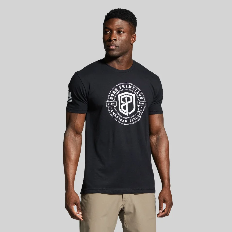 Men’s short-sleeve apex tops-American Original T-Shirt (Black)