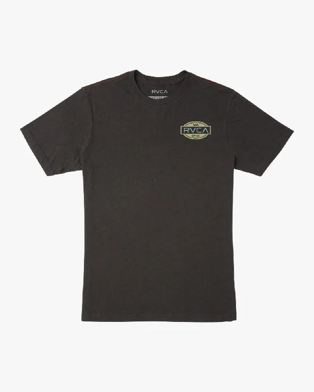 Men’s short-sleeve arch tops-Balance Seal Tee - Pirate Black