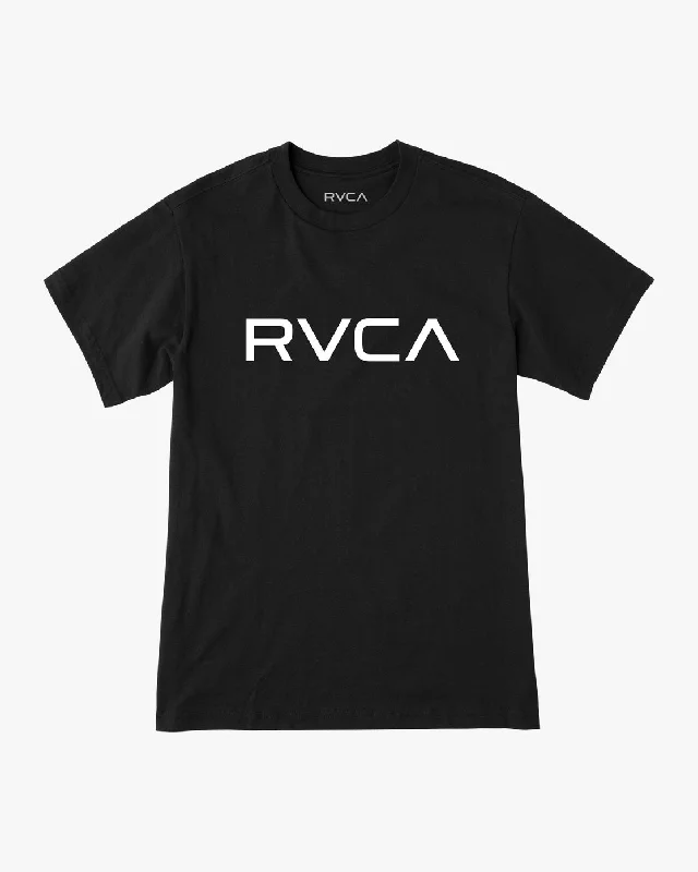 Men’s short-sleeve wisp polos-Big RVCA Dayshift Tee - Black