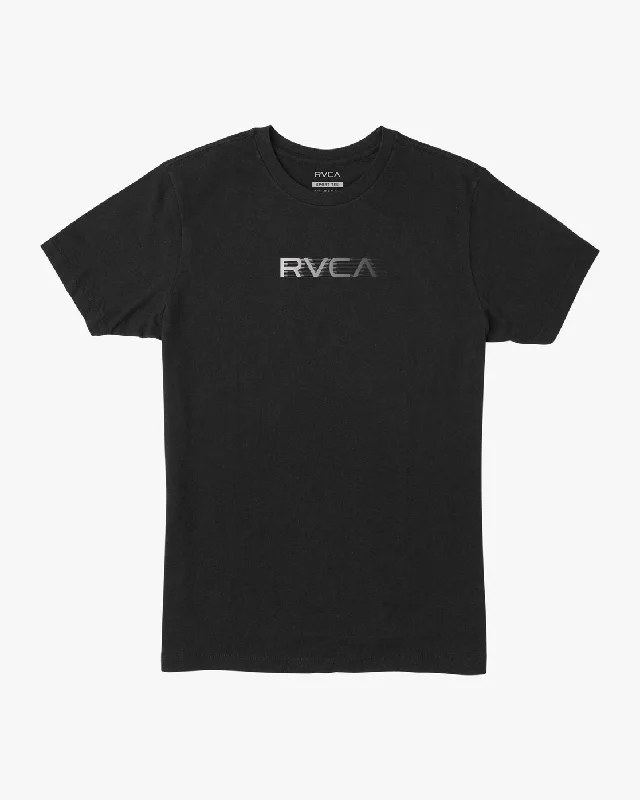 Men’s short-sleeve urge polos-Big RVCA Speed Workout Shirt - Black