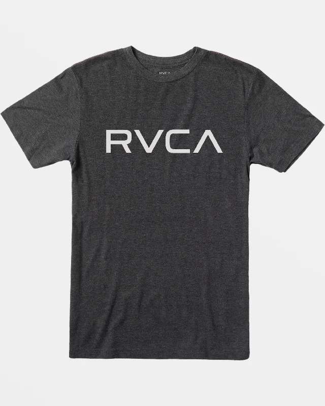 Men’s short-sleeve sate tops-Boys Big RVCA Tee - Black/White