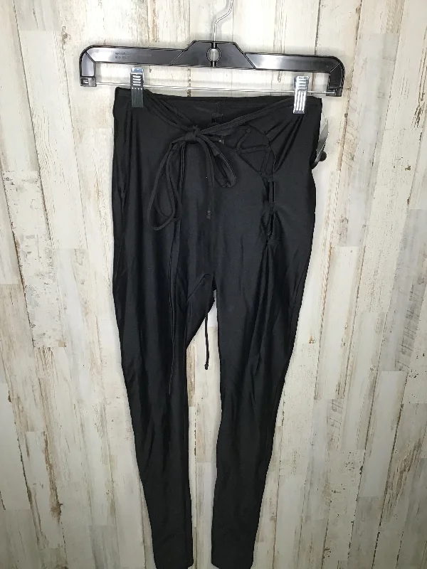 Men’s short-sleeve meld tops-Black Pants Leggings Skims, Size S