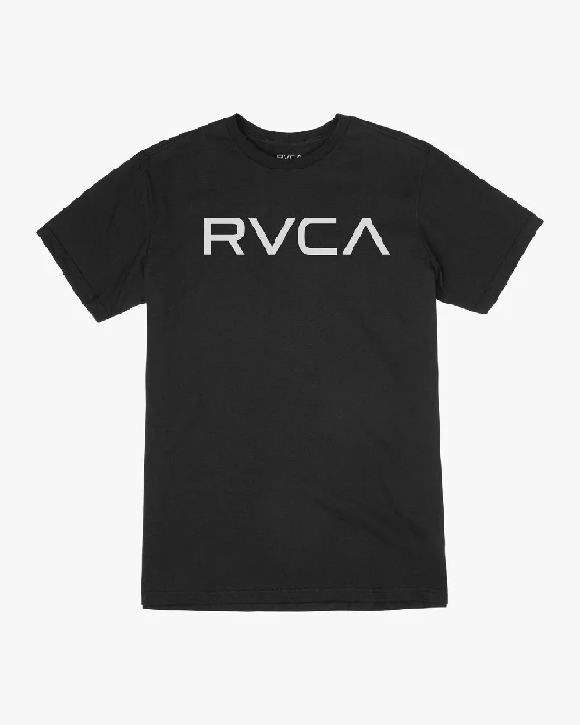 Men’s short-sleeve lilt tees-Boys Big RVCA Tee - Black/White