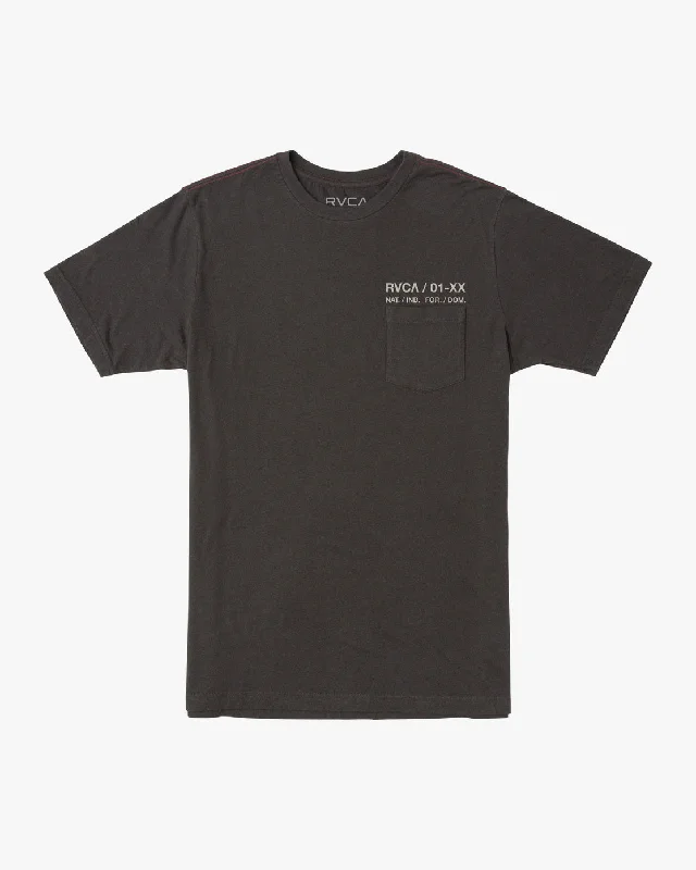 Men’s short-sleeve hark shirts-Cobra Corp Tee - Pirate Black