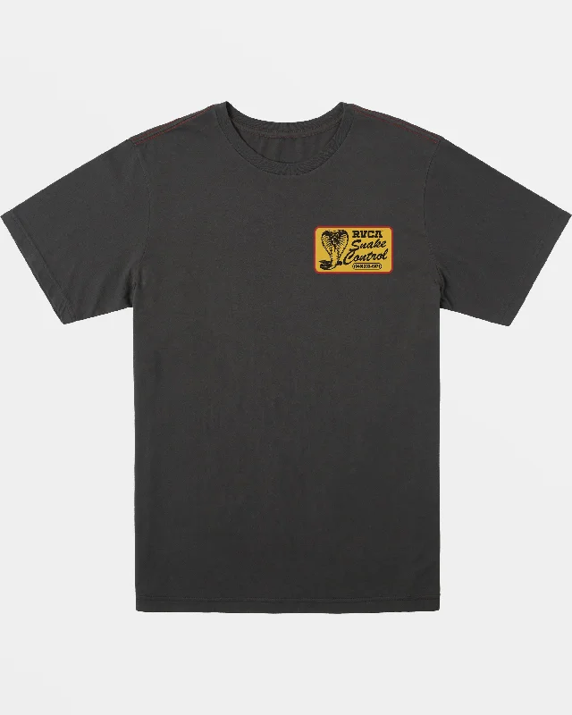 Men’s short-sleeve vent shirts-Boys Cobra Service Tee - Pirate Black