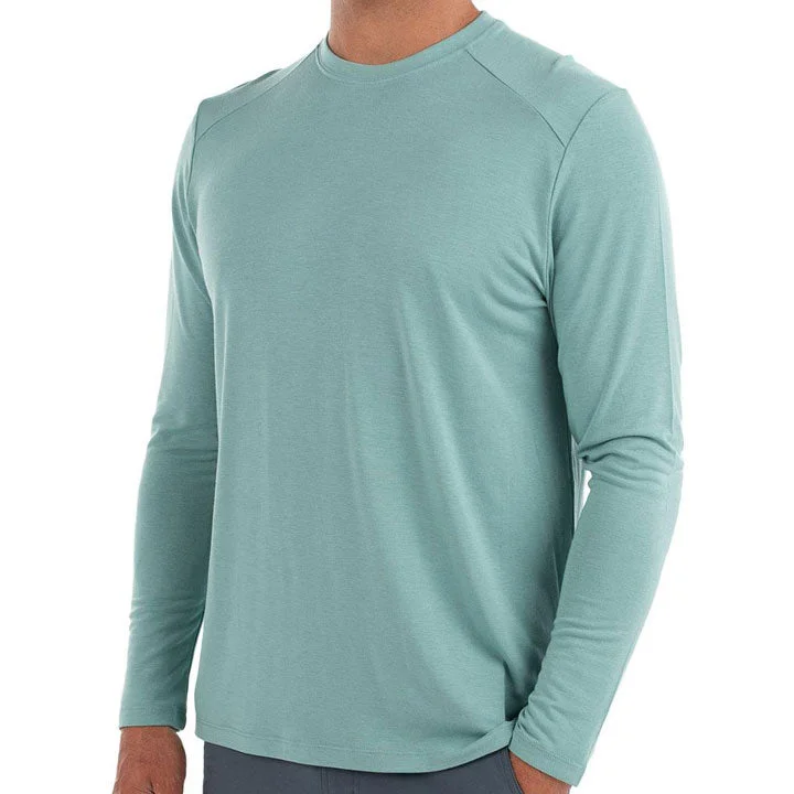 Men’s short-sleeve lilt tees-Free Fly Apparel Bamboo Midweight Long Sleeve Mens