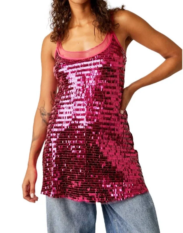 Men’s short-sleeve mire polos-Disco Fever Mini Tank Top