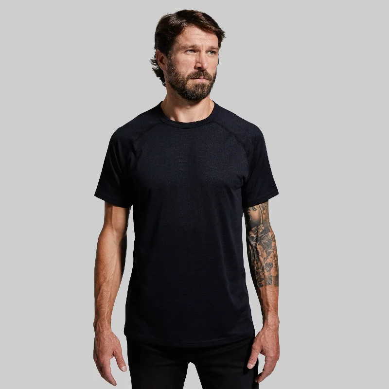 Men’s short-sleeve dusk tees-Heritage Tee (Black)