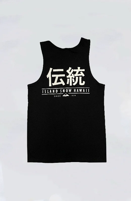 Men’s short-sleeve tope tees-Island Snow Hawaii - IS Dento Premium Heavyweight Tank Top