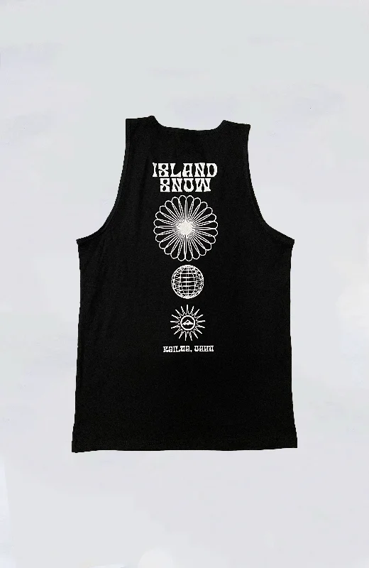 Men’s short-sleeve fawn shirts-Island Snow Hawaii - IS Eclipse Premium Heavyweight Tank Top