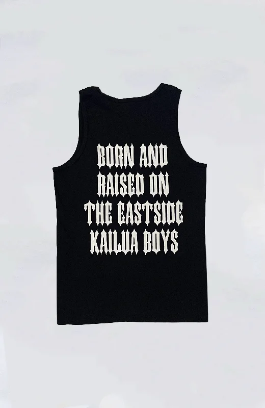 Men’s short-sleeve bunt tees-Kailua Boys - KB Born & Raised Heavyweight Tank Top