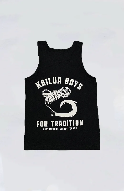 Men’s short-sleeve xing tees-Kailua Boys - KB For Tradition Heavyweight Tank Top