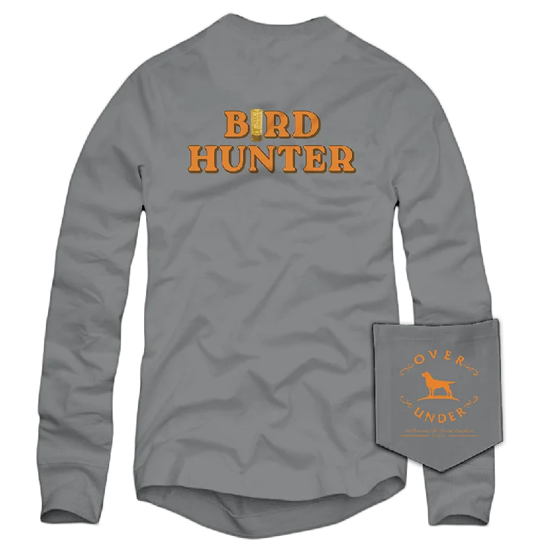 Men’s short-sleeve tope tees-L/S Bird Hunter T-Shirt Hurricane