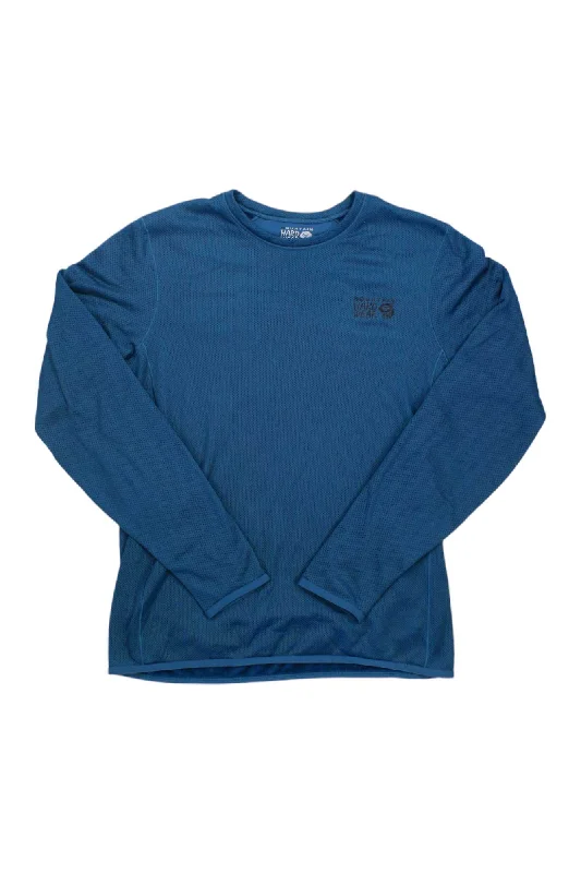 Men’s short-sleeve burr shirts-Mountain Hardwear AirMesh Long Sleeve Crew