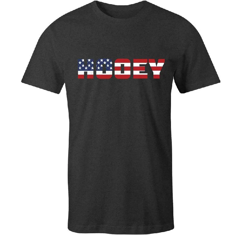 Men’s short-sleeve perk shirts-Patriot T-shirt - Charcoal Red/White/Blue