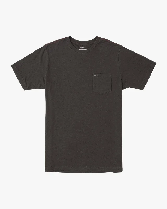 Men’s short-sleeve etch polos-PTC Standard Wash Tee - Pirate Black