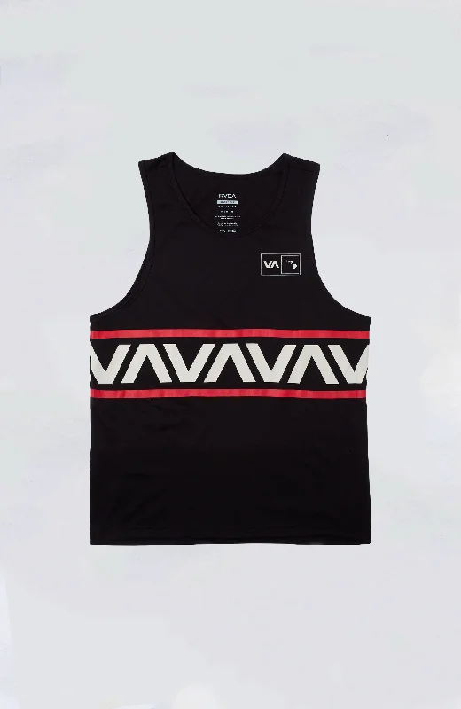 Men’s short-sleeve idly polos-RVCA - Hawaii Banded Tank Top