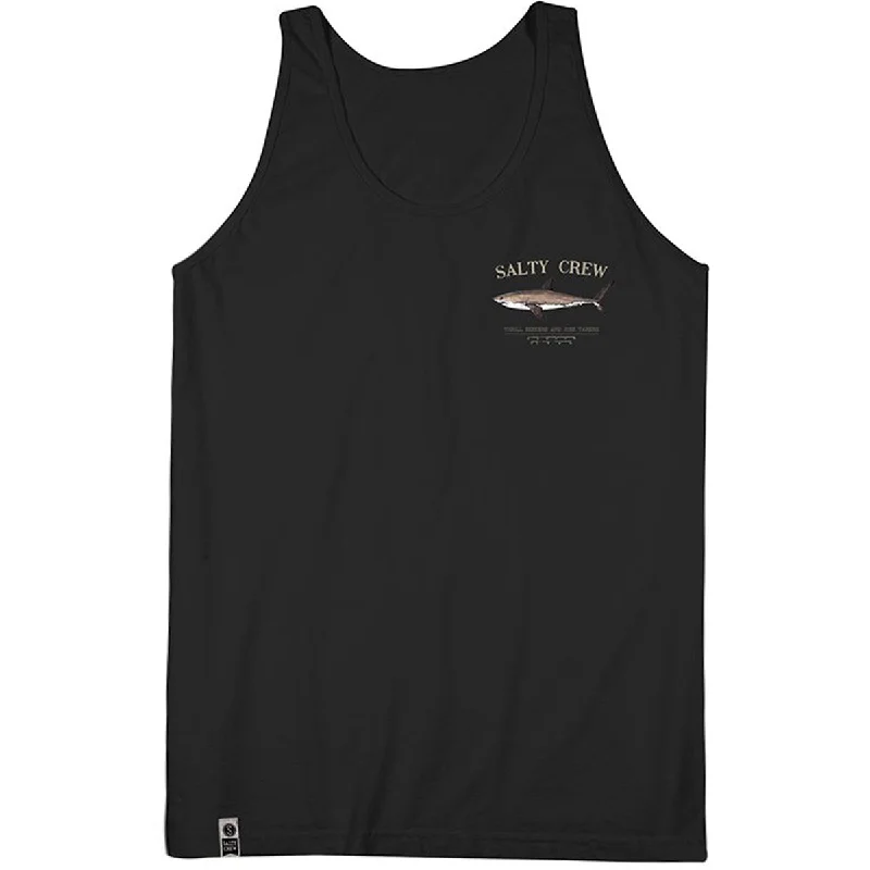 Men’s short-sleeve zest shirts-Salty Crew Bruce Tank Top - Black