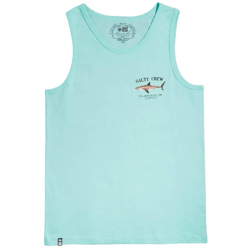 Men’s short-sleeve welt tops-Salty Crew Bruce Tank Top - Sea Foam