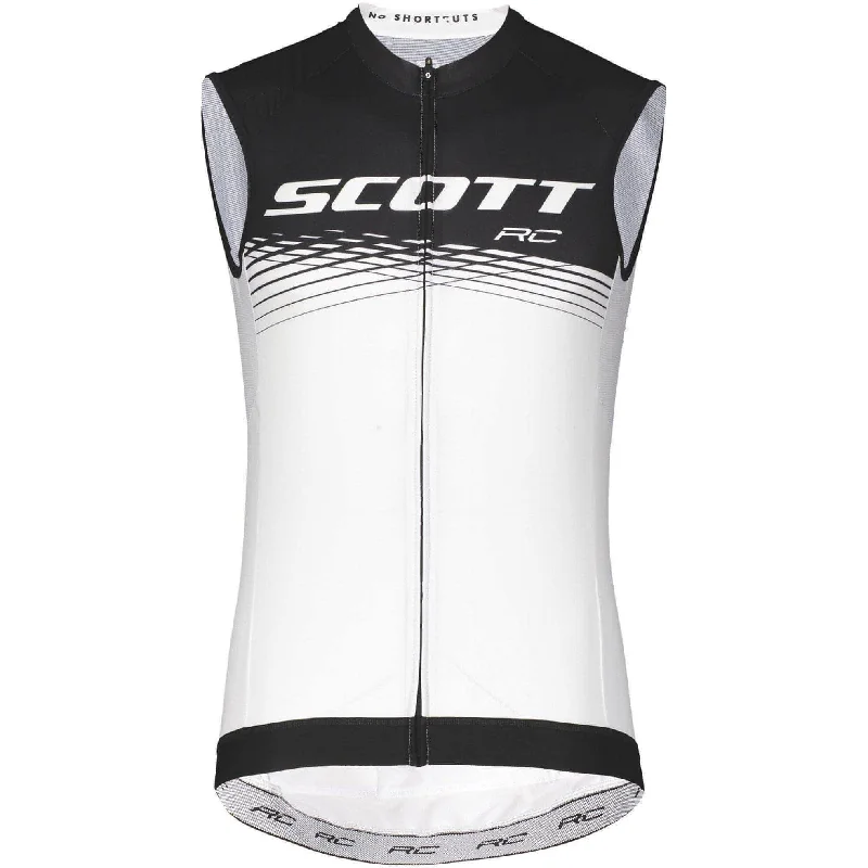 Men’s short-sleeve xeno shirts-Scott RC Pro Sleeveless Mens Cycling Jersey - Black