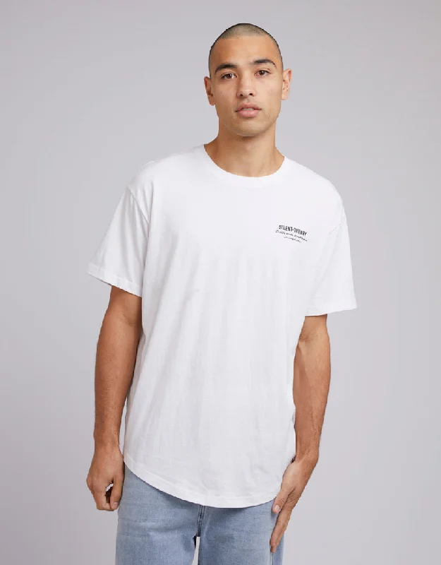 Men’s short-sleeve harp tees-Silent Theory Mens Customs Tee White