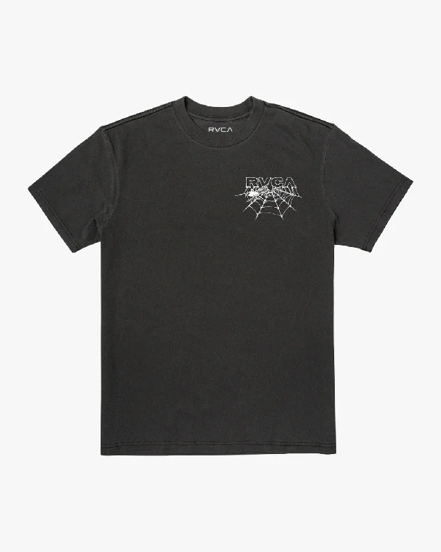 Men’s short-sleeve rusk shirts-Tangle Tee - Black