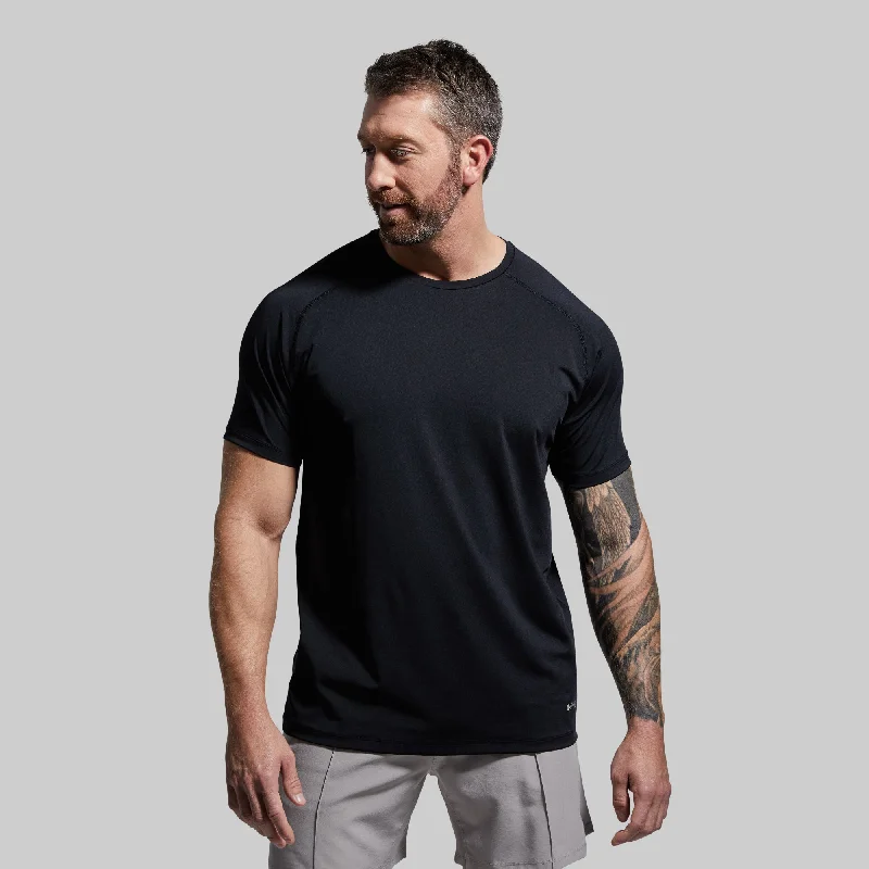 Men’s short-sleeve glib tops-Training Tee (Black)