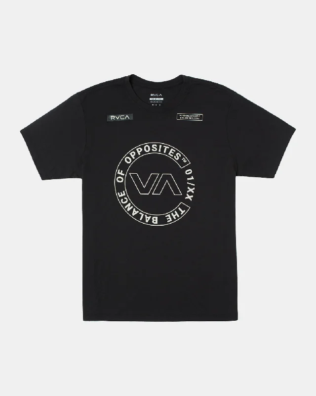 Men’s short-sleeve hark shirts-VA Baseline Tee - Black