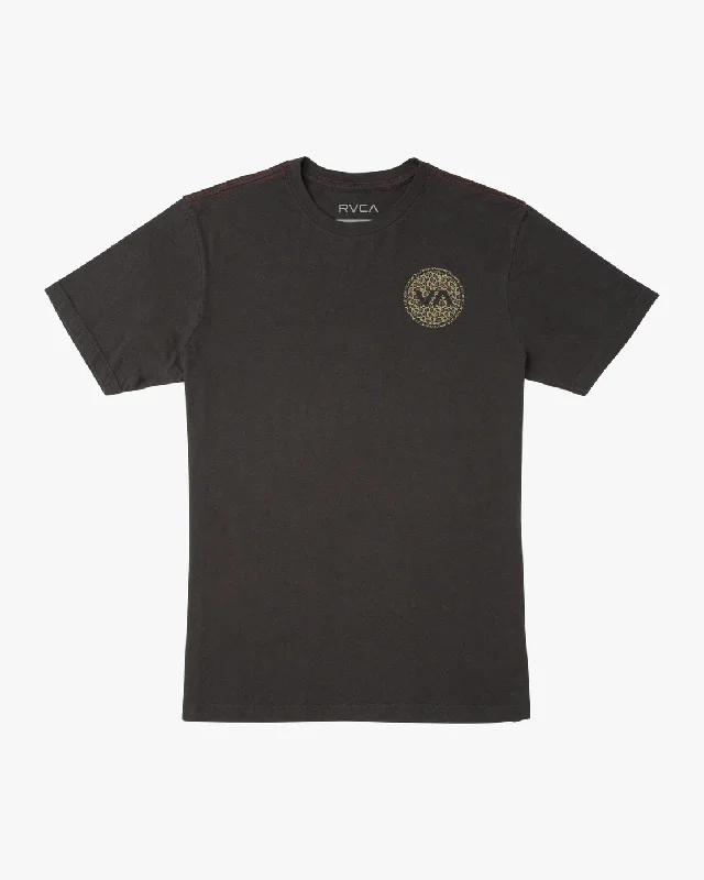 Men’s short-sleeve yank polos-VA Mod Fill Tee - Pirate Black