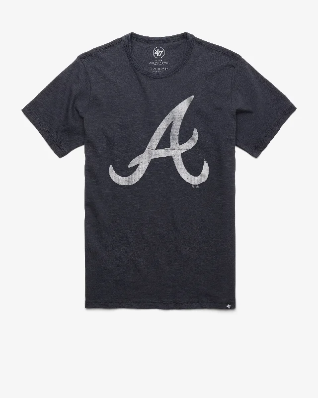 Men’s short-sleeve tope tees-ATLANTA BRAVES GRIT '47 SCRUM TEE