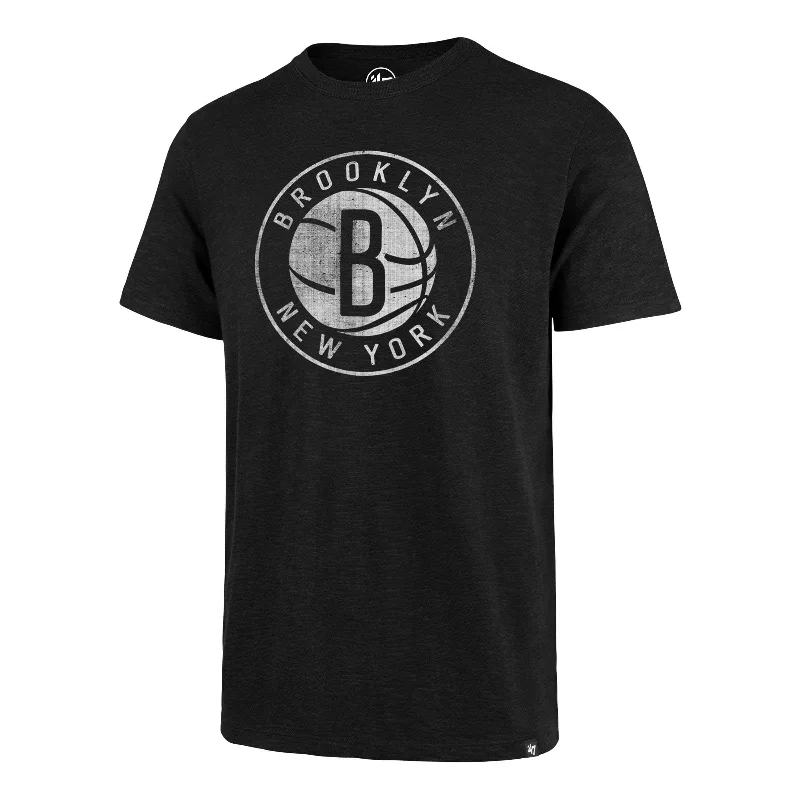 Men’s short-sleeve dusk shirts-BROOKLYN NETS GRIT '47 SCRUM TEE