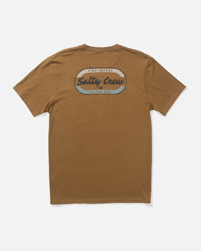 Men’s short-sleeve nook tees-Capsule Premium Tee - Caramel