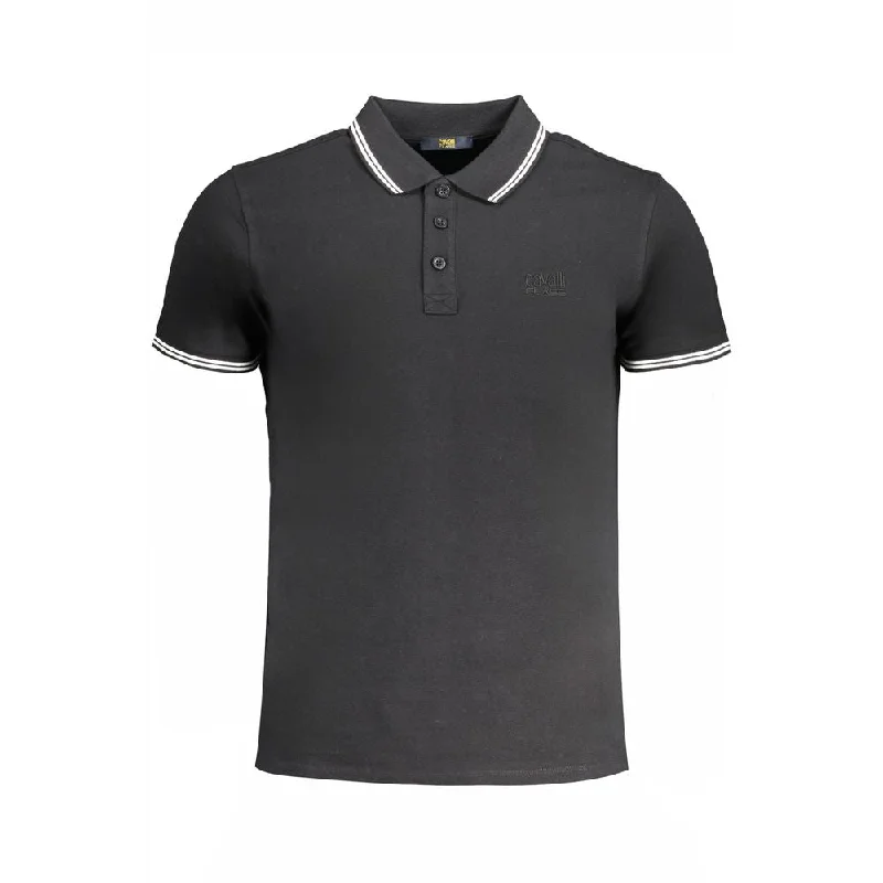 Men’s short-sleeve zing tees-Cavalli Class  Cotton Polo Men's Shirt