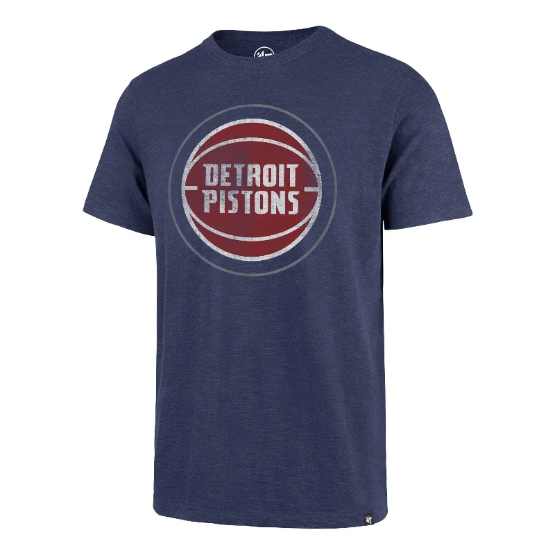 Men’s short-sleeve xeno tees-DETROIT PISTONS GRIT '47 SCRUM TEE