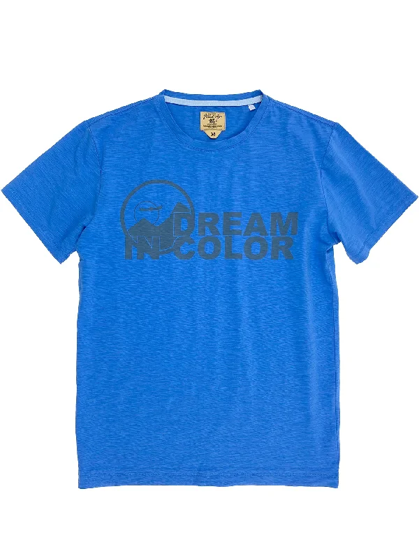 Men’s short-sleeve rusk shirts-Dream in Color T 5454