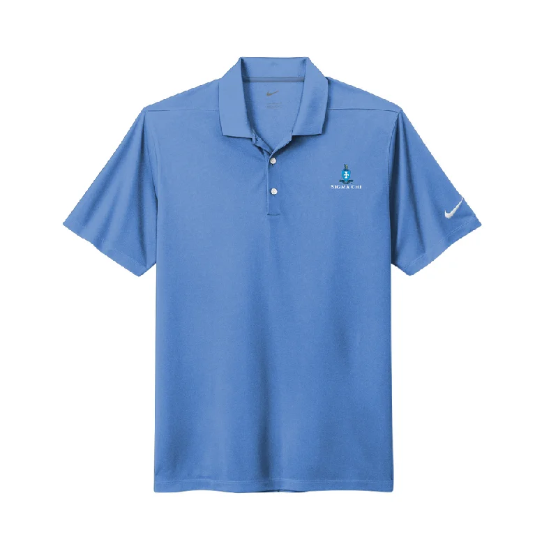 Men’s short-sleeve etch polos-Sigma Chi Executive Polo by Nike