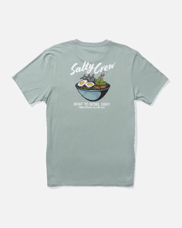 Men’s short-sleeve burr shirts-Fish Bowl Premium Tee - Mackerel