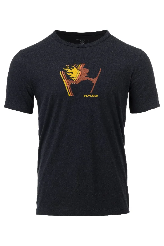 Men’s short-sleeve yowl tops-Flame Daffy Tee