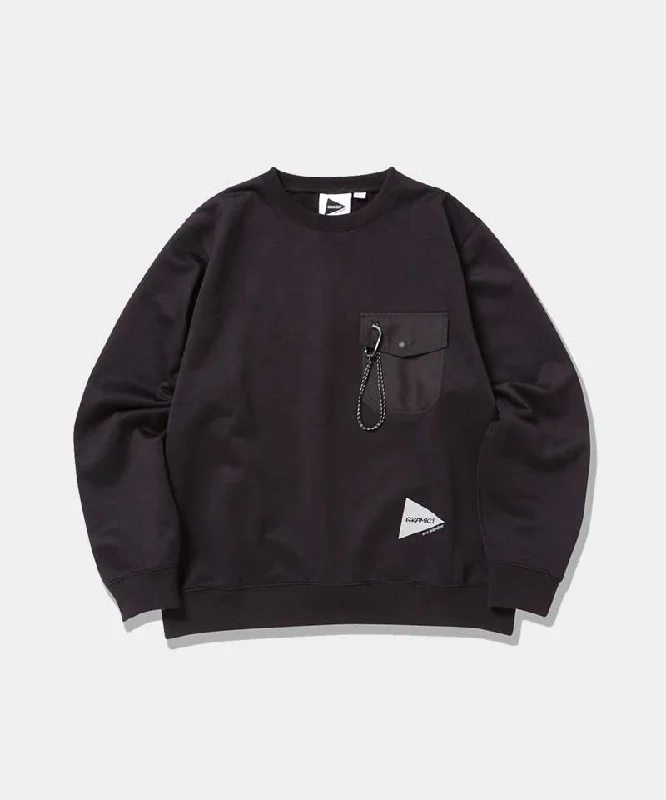 Men's bold dusk-dye shirts-Gramicci x and wander Pocket Sweat Shirt