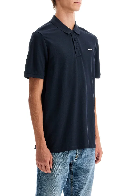 Men’s short-sleeve quid tops-Hugo Cotton Piquã Donos Polo Shirt