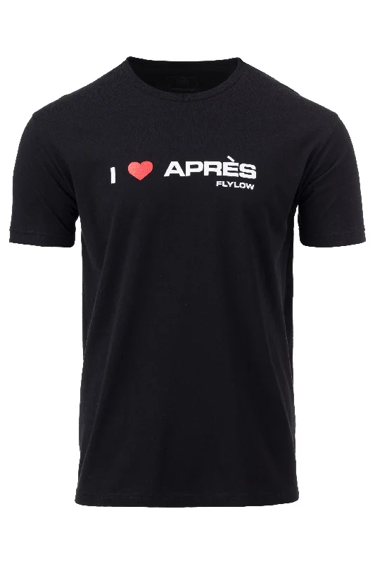 Men’s short-sleeve nook shirts-I Love Apres Tee