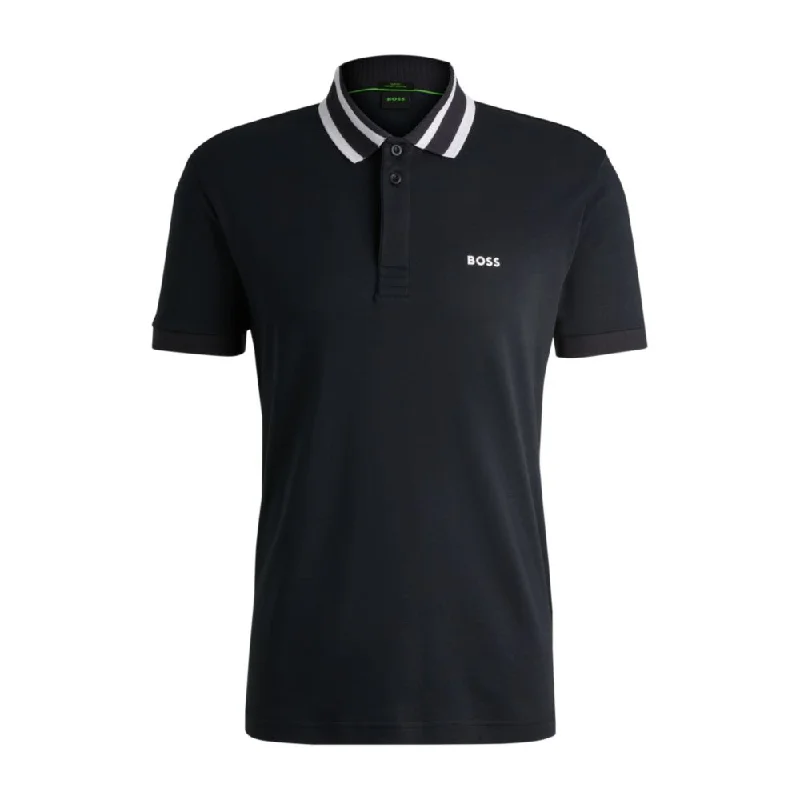 Men’s short-sleeve lilt tees-Interlock-cotton polo shirt with logo detail