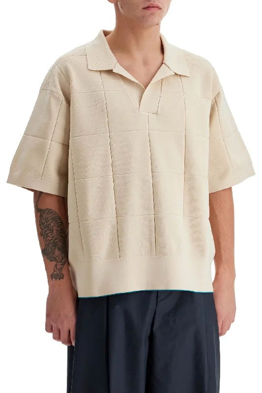 Men’s short-sleeve dote shirts-Jacquemus Boxy Polo 'the Basin Polo