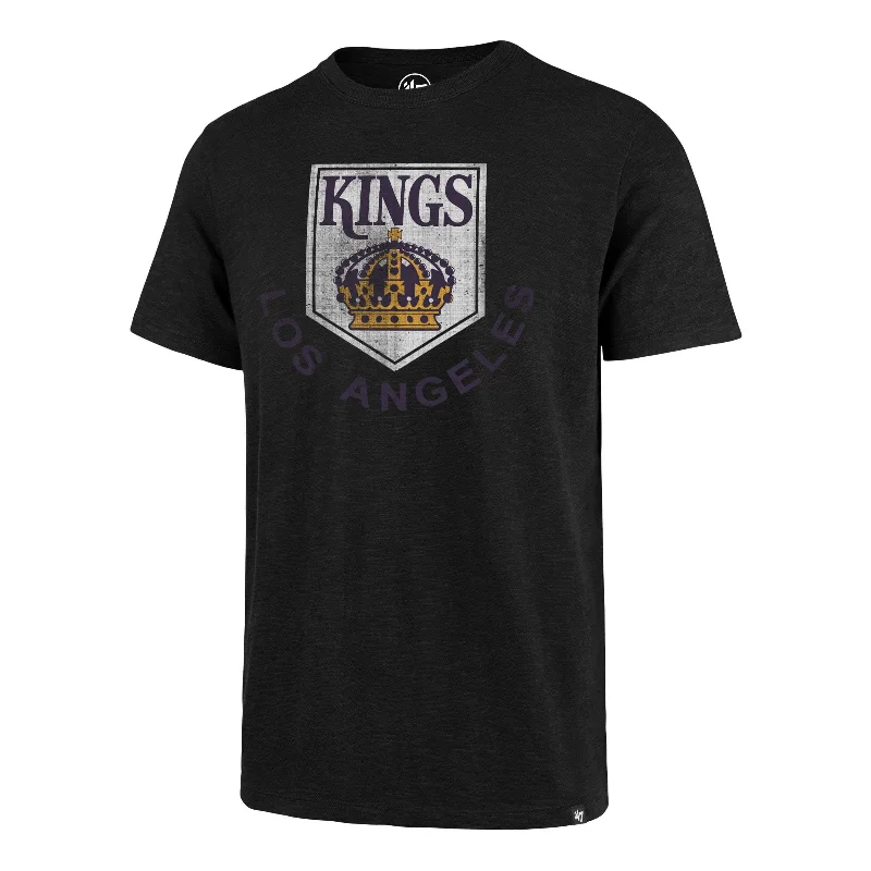 Men’s short-sleeve glib tops-LOS ANGELES KINGS VINTAGE GRIT '47 SCRUM TEE