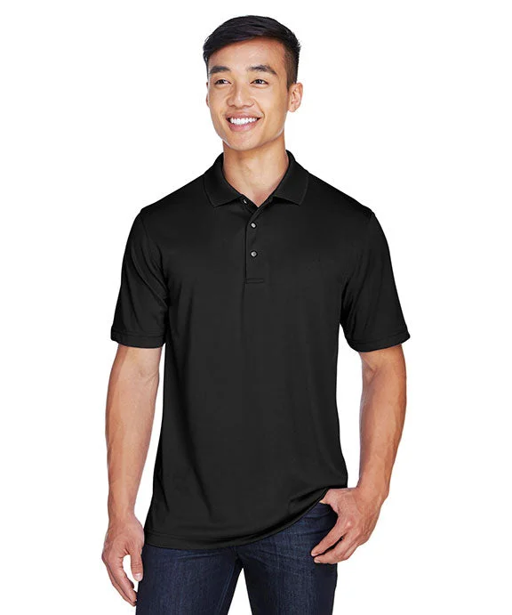 Men’s short-sleeve zany tees-M345 - Harriton Mens Advantage Snag Protection Plus IL Snap Placket Polo Shirt