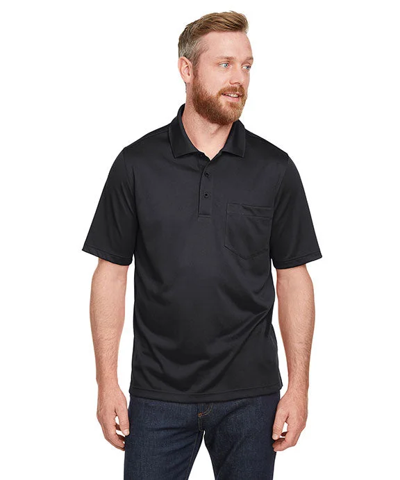 Men’s short-sleeve apex tops-M348P - Harriton Mens Advantage Snag Protection Plus IL Pocket Polo Shirt