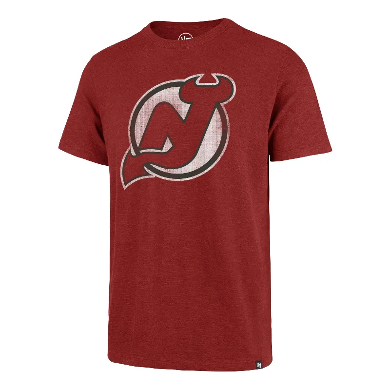 Men’s short-sleeve oust tops-NEW JERSEY DEVILS '47 GRIT SCRUM TEE