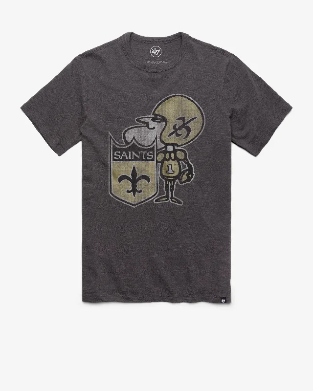 Men’s short-sleeve hark shirts-NEW ORLEANS SAINTS HISTORIC GRIT '47 SCRUM TEE